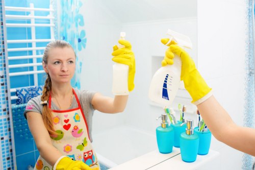 Professional upholstery cleaning in a Belsizepark living room