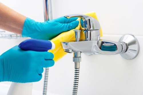 Detailed cleaning of a home interior before a final polish