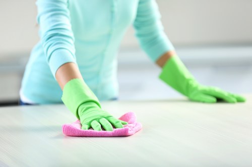 Belsizepark Cleaners team working safely and professionally